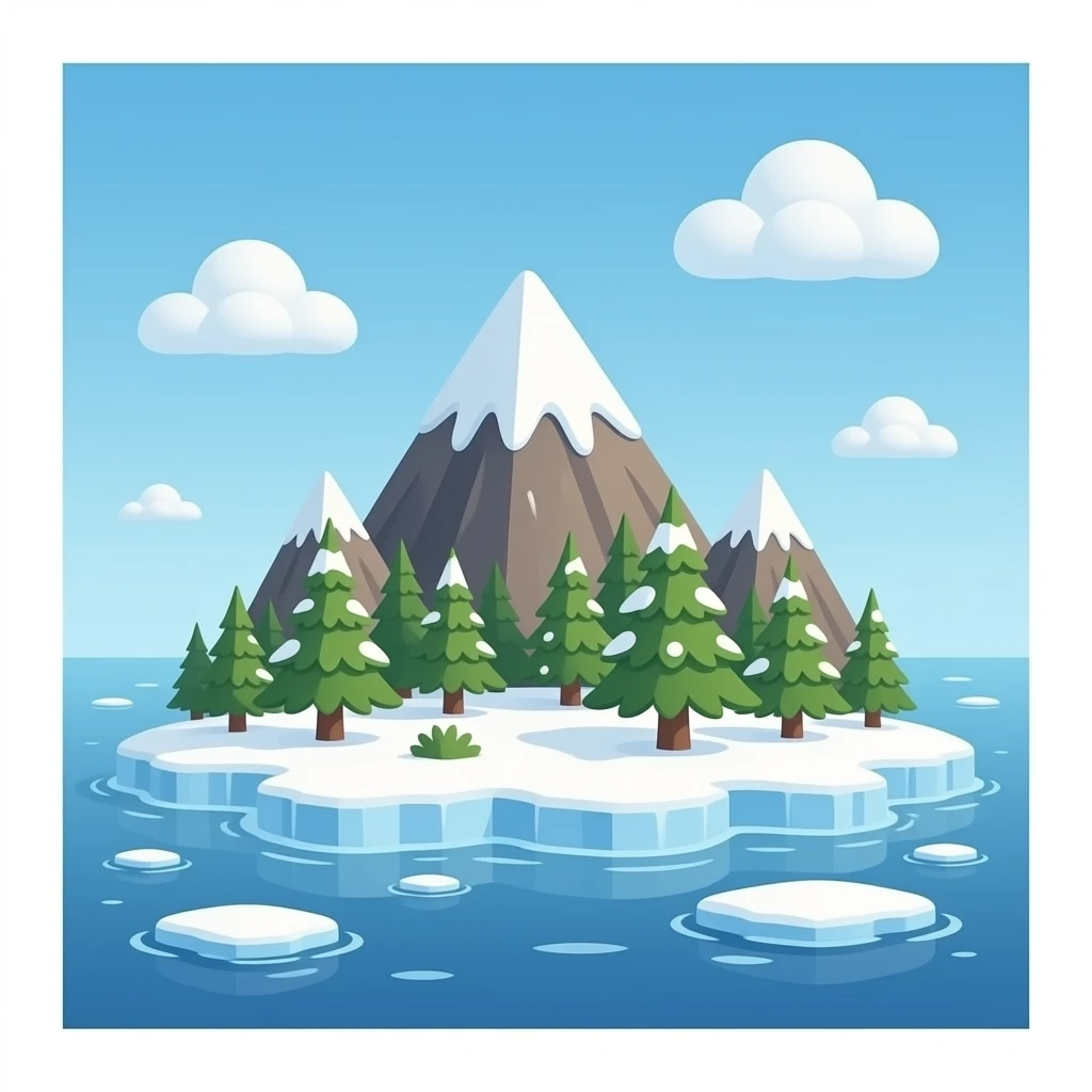 ice age island emoji