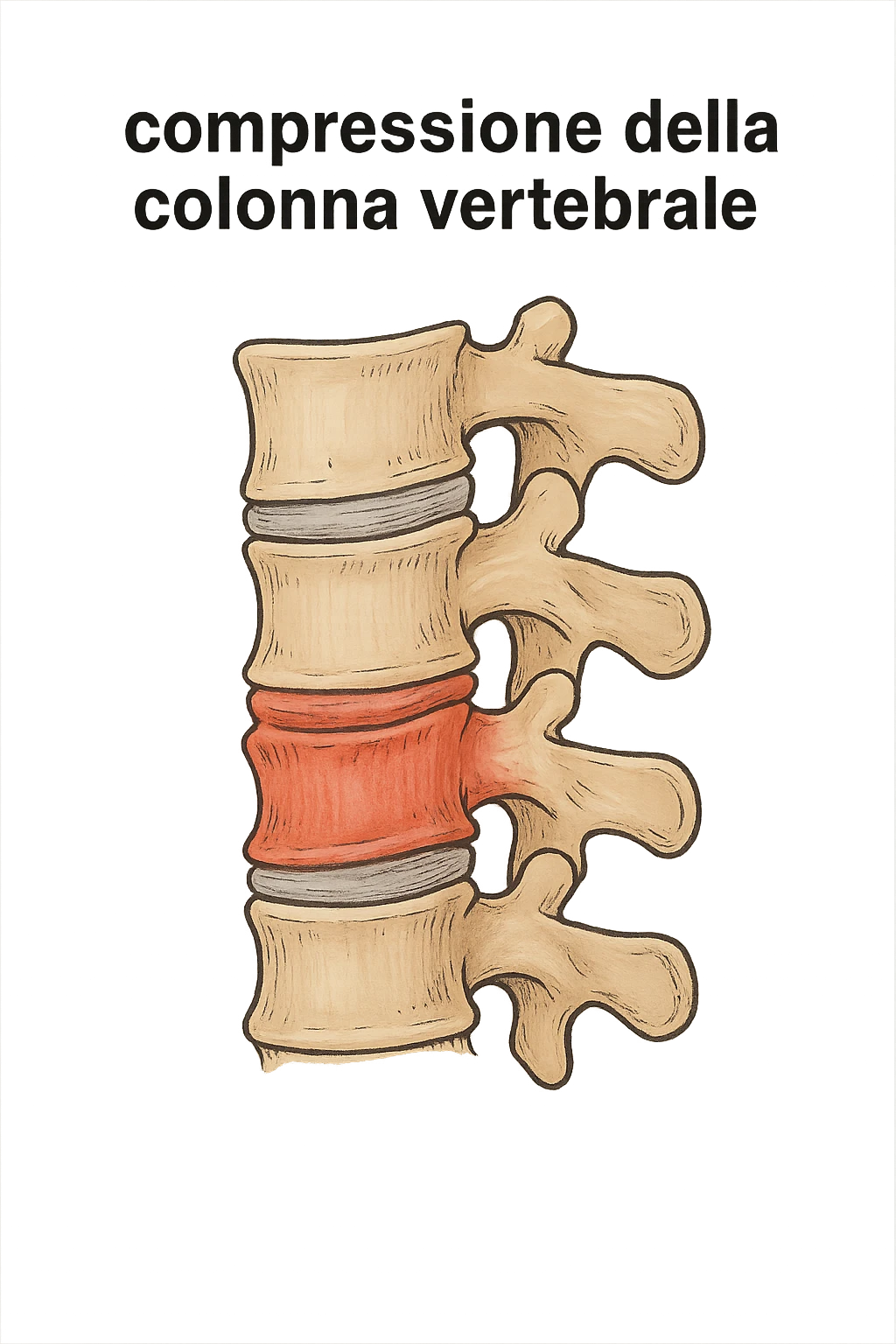 Compressione della colonna vertebrale emoji