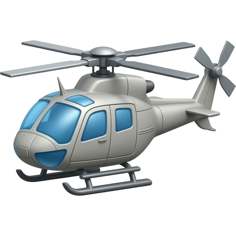 Concrete helicopter emoji