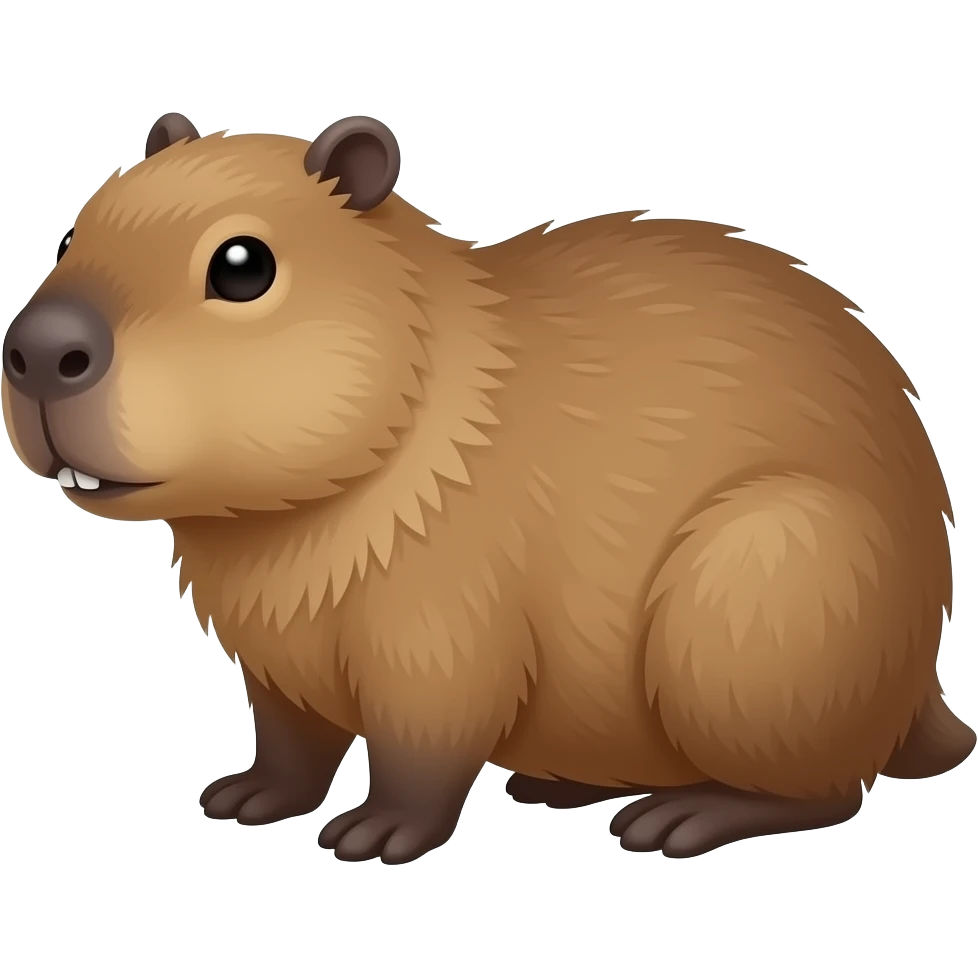 Capibara emoji that’s hungry emoji