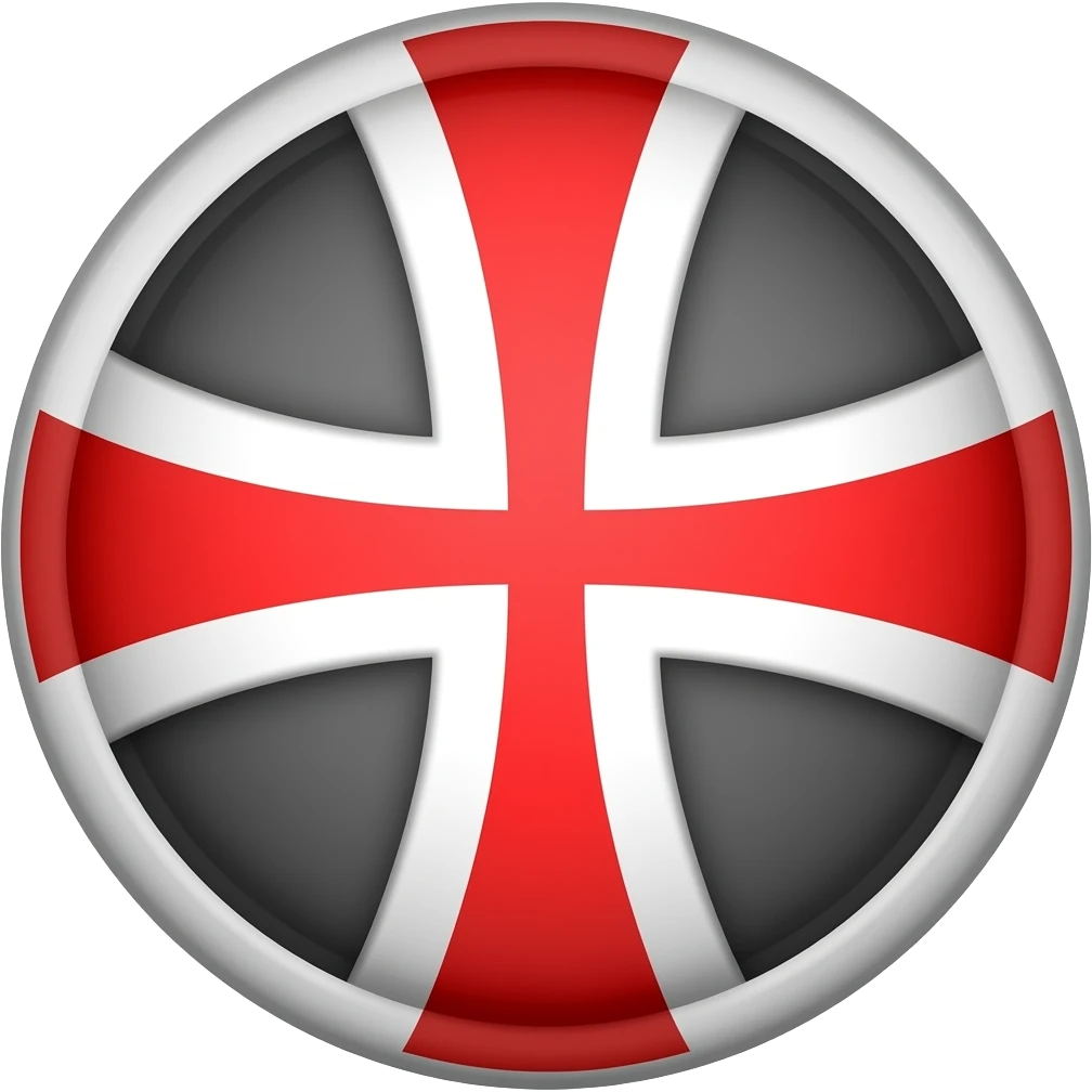 White templar cross emoji