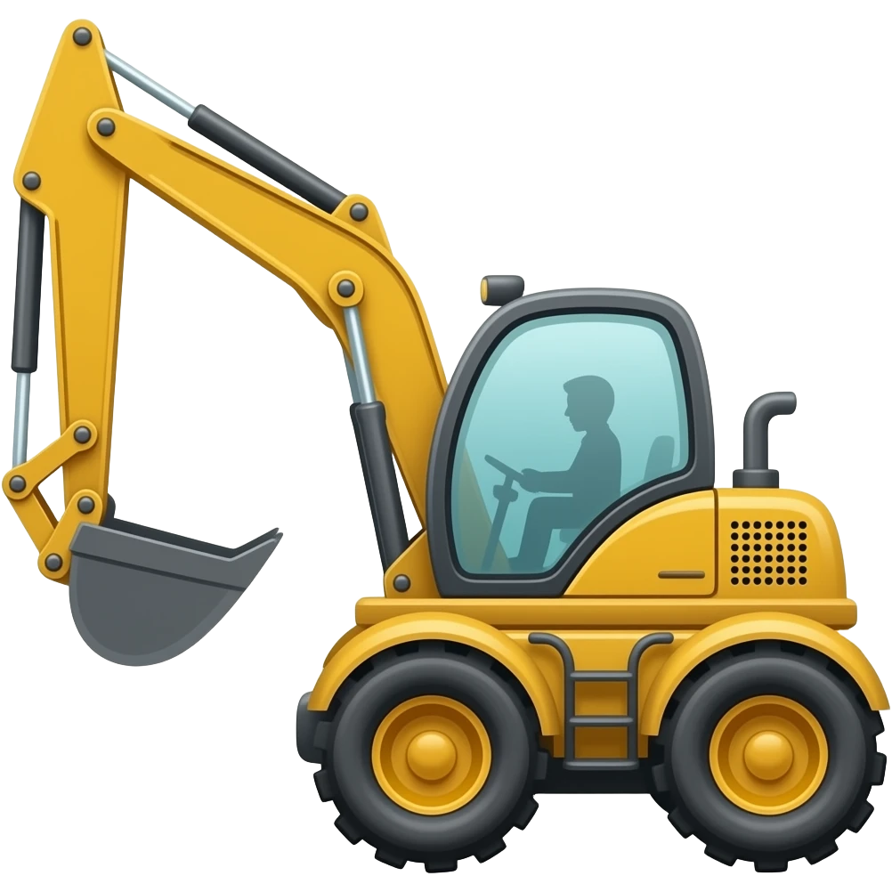Bulldozer emoji emoji