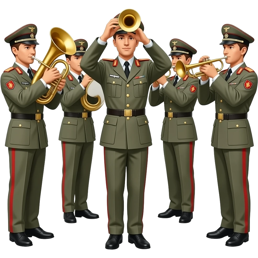 germany Bundeswehr music emoji