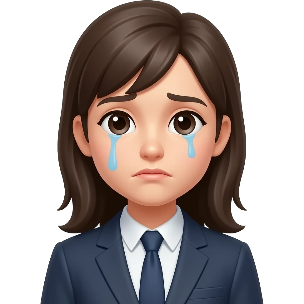 девушка которая не хочет продолжать работать грустная emoji