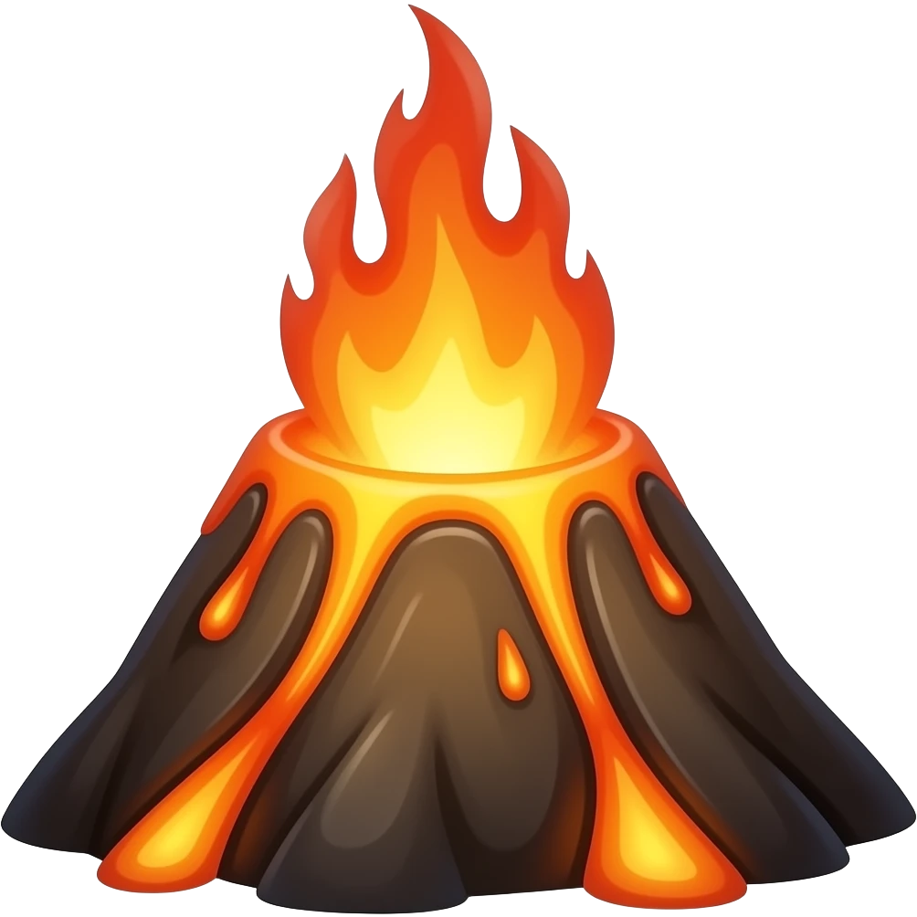 hot rock liquid emoji
