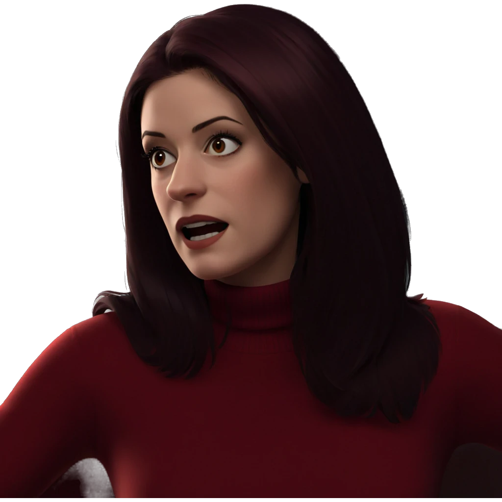 girl in red sweater emoji