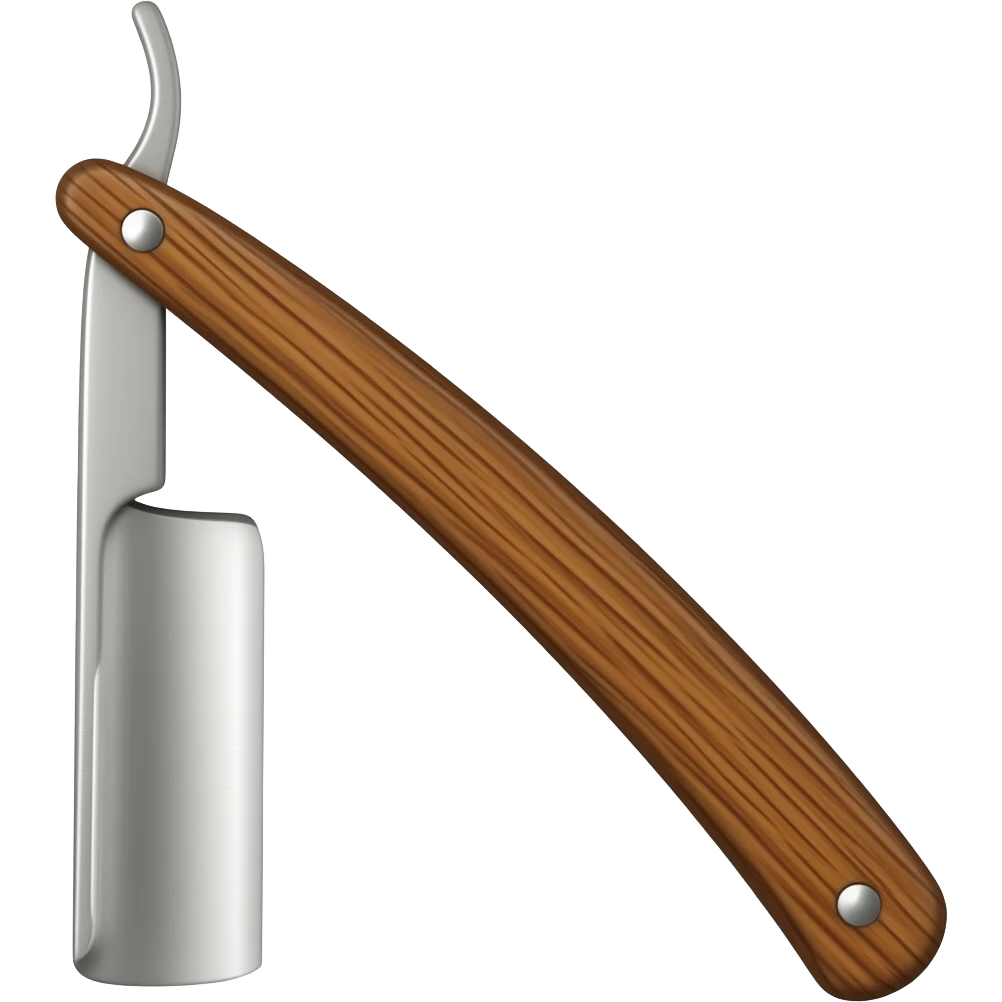 razor with handle emoji