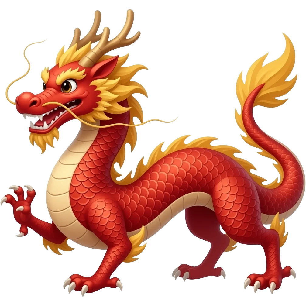 Red-Chinese-dragon emoji