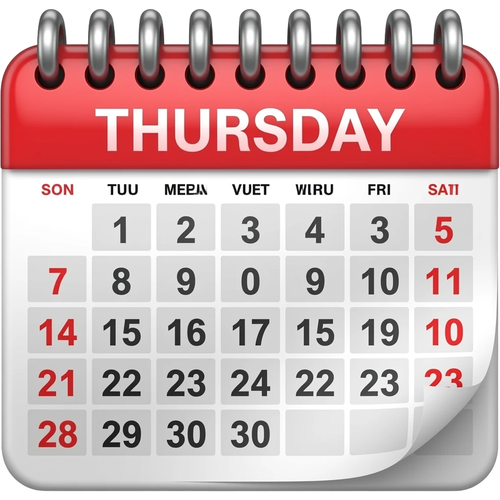 목요일은 어떤 느낌이지? emoji