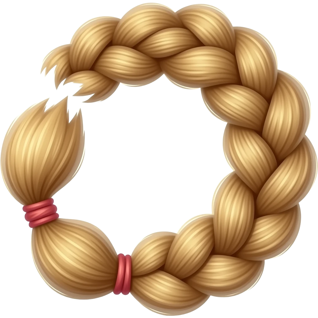 very long braid emoji