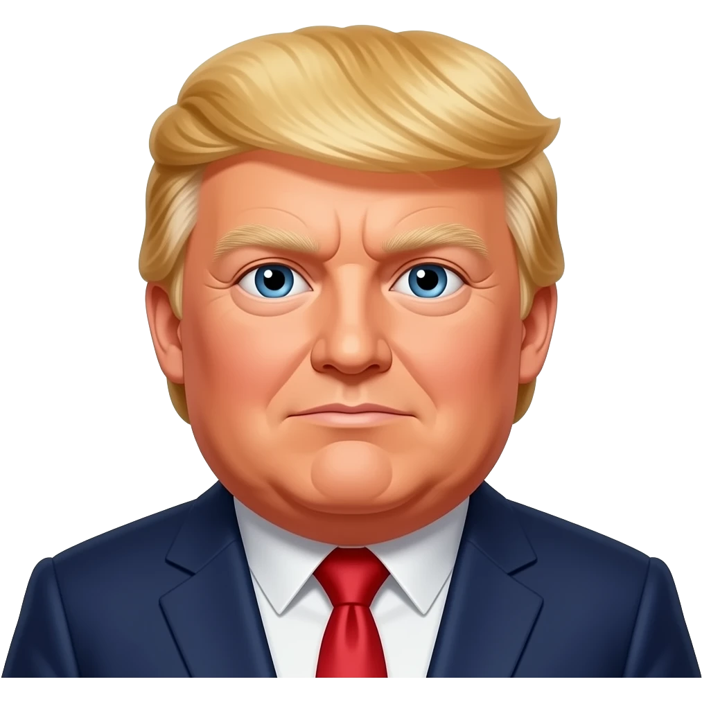 Trump being fat emoji