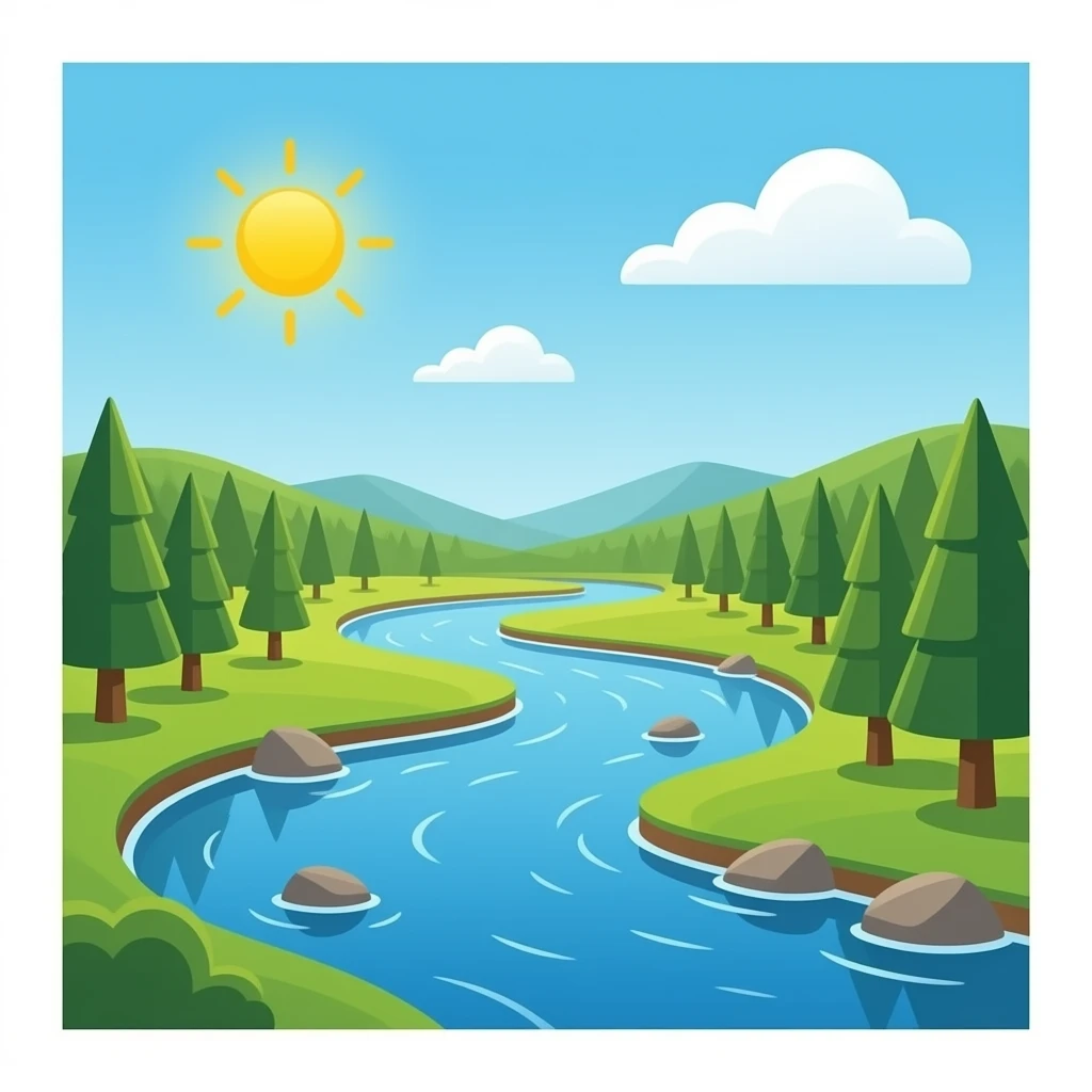 hazme un rio horizontalmente emoji