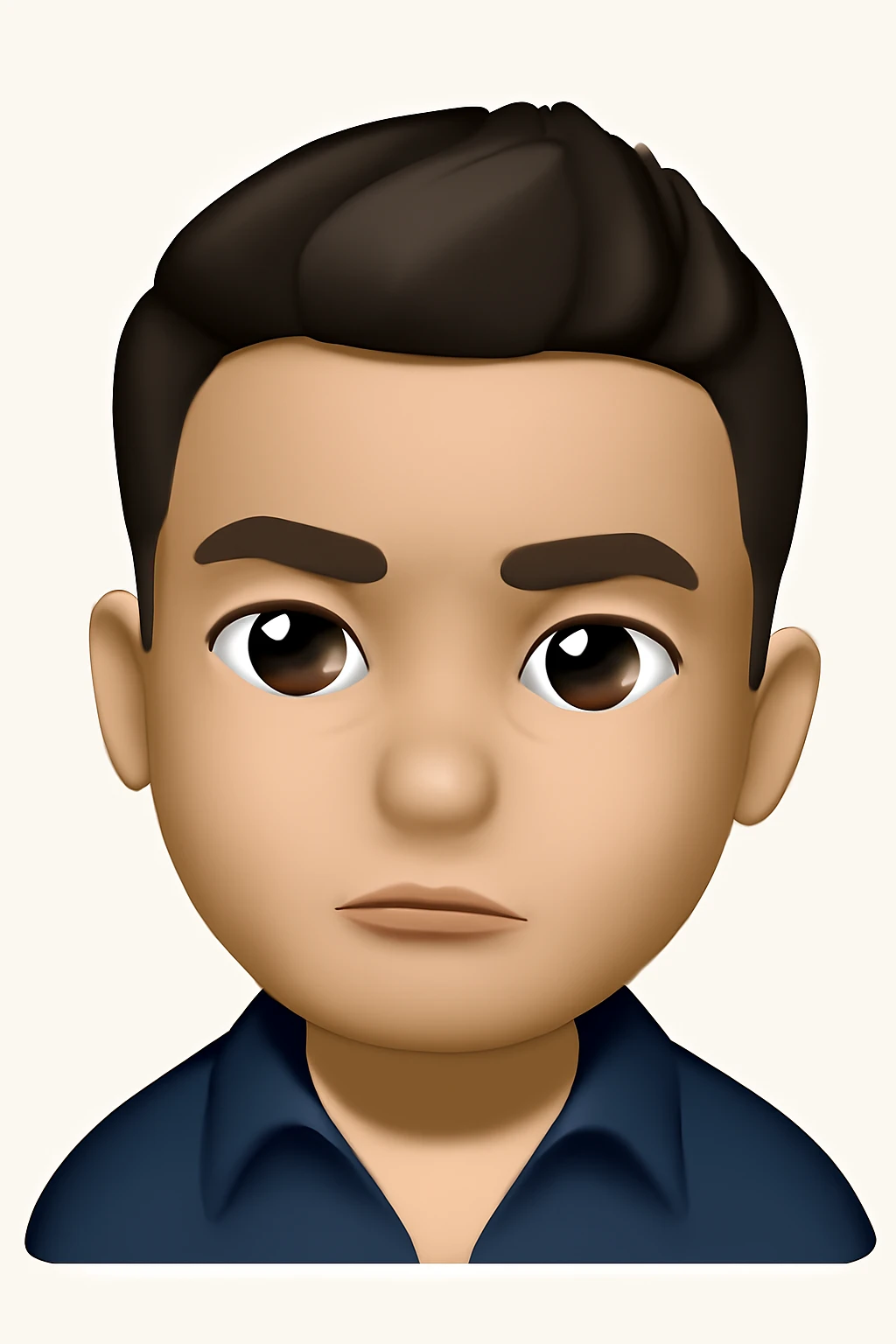A 3D Apple-style emoji version of the uploaded image, preserving its colors, shapes, textures, and overall design, simplified into emoji form while keeping key details recognizable. Smooth glossy finish, soft shadows, high-quality render, minimal background emoji