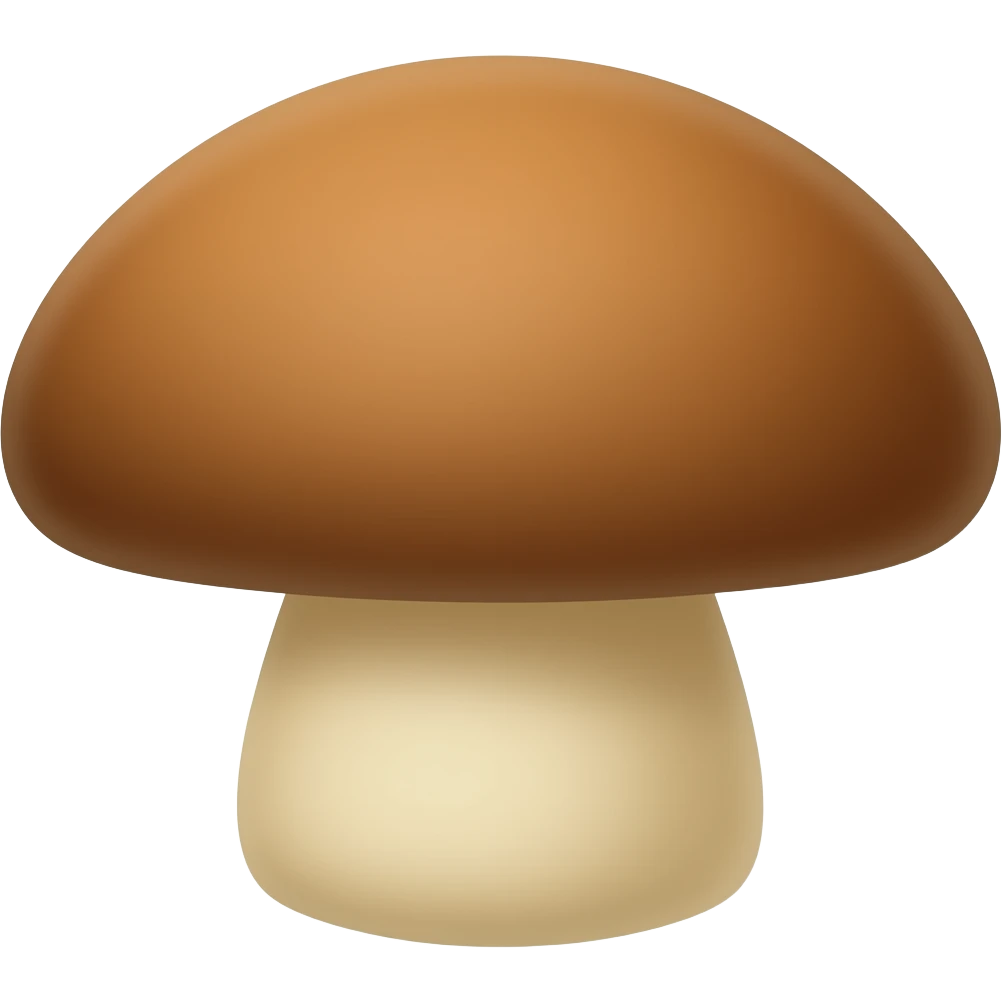 A morel emoji