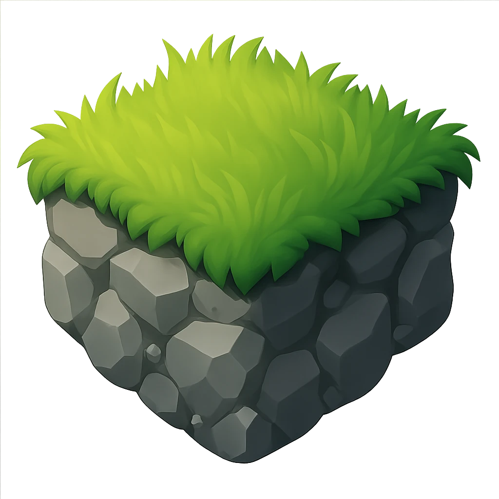 make the ground greyer and make it on a transparent background emoji