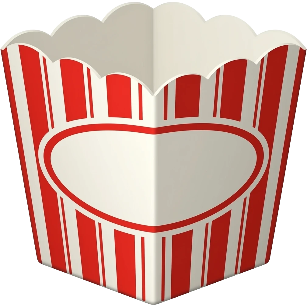 empty popcorn box emoji