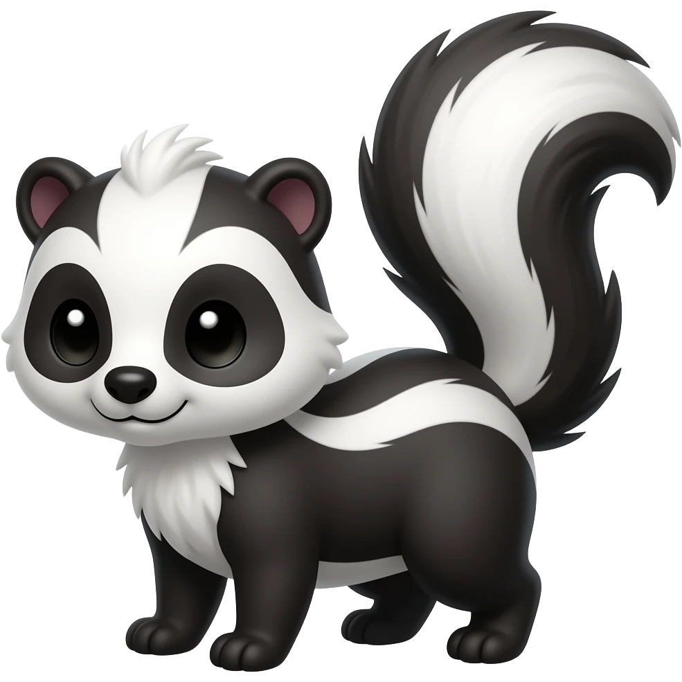 cute skunk emoji