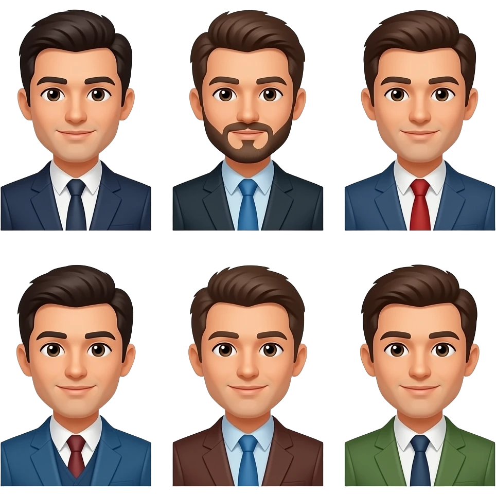 7 men emoji