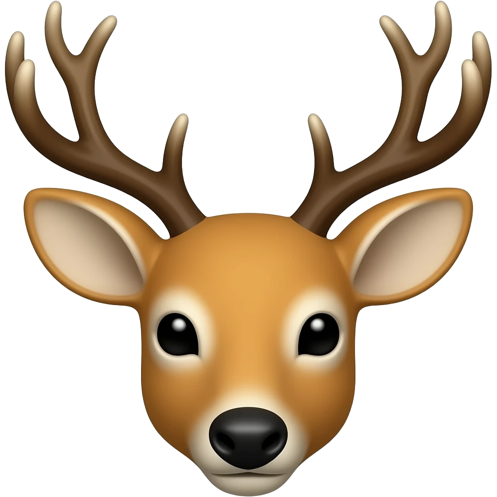 Deer head chi emoji