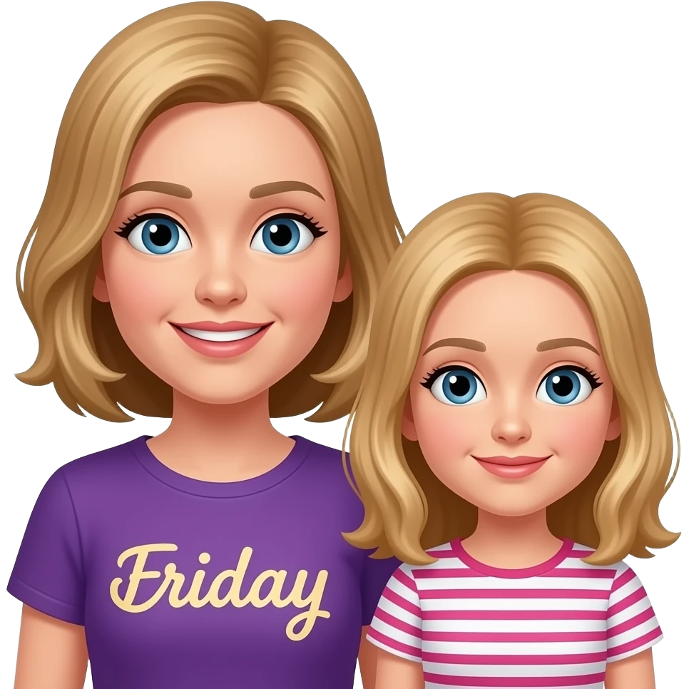 Freaky Friday mum and daughter emoji