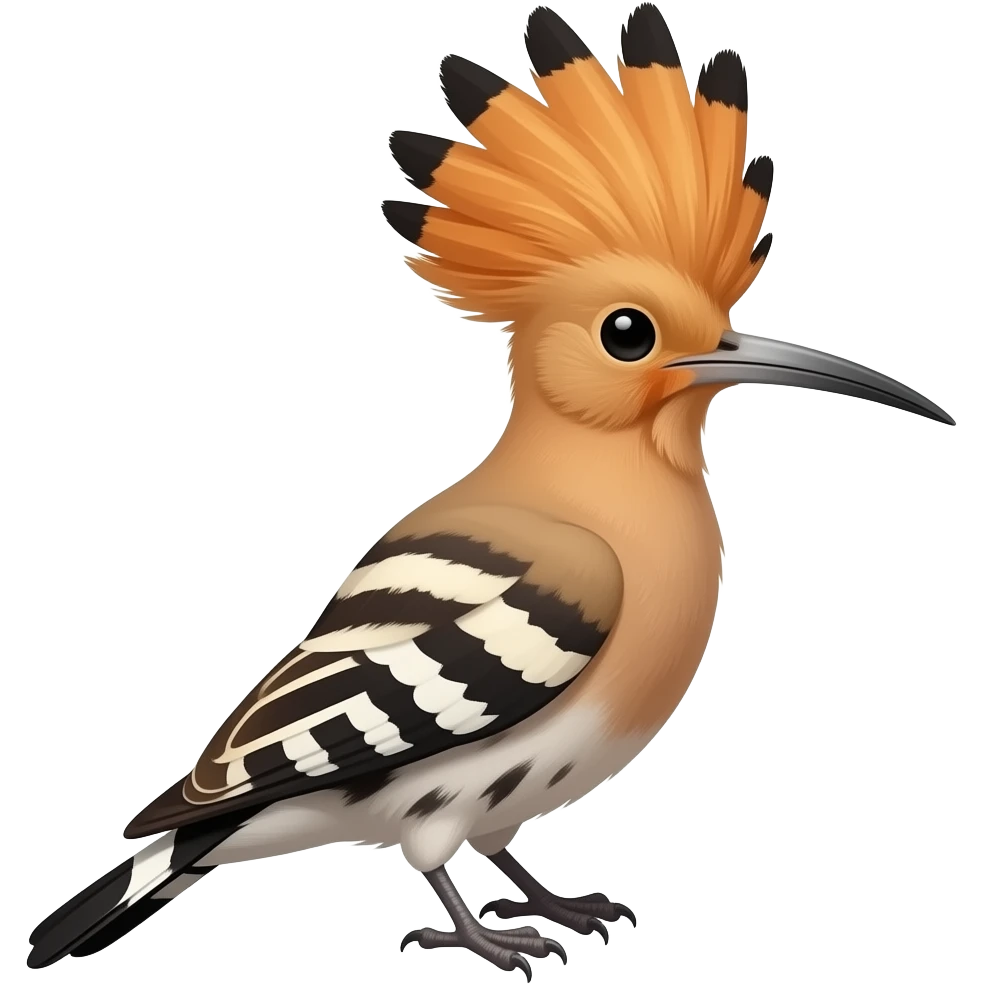 Hoopoe emoji