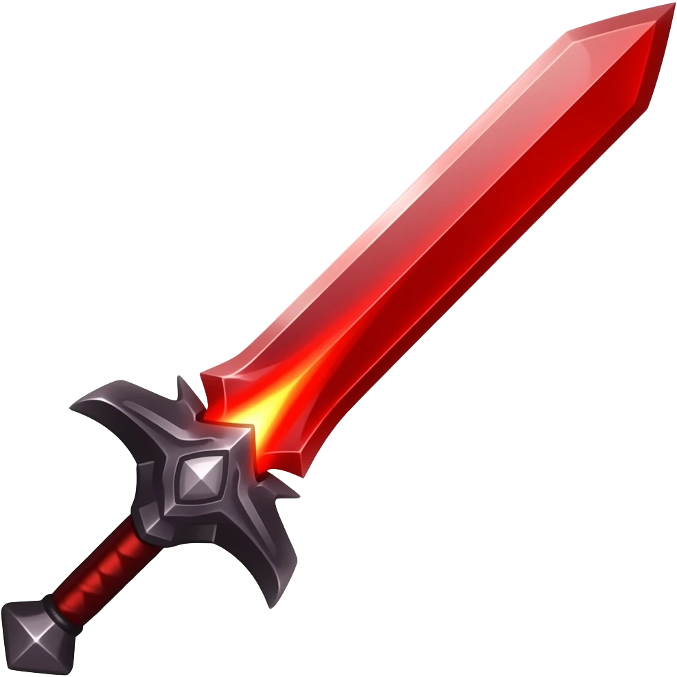 A red future sword emoji