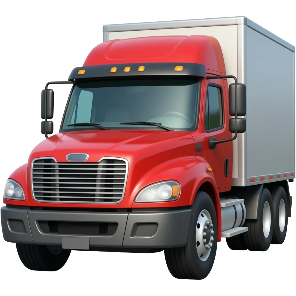 Squatted truck emoji