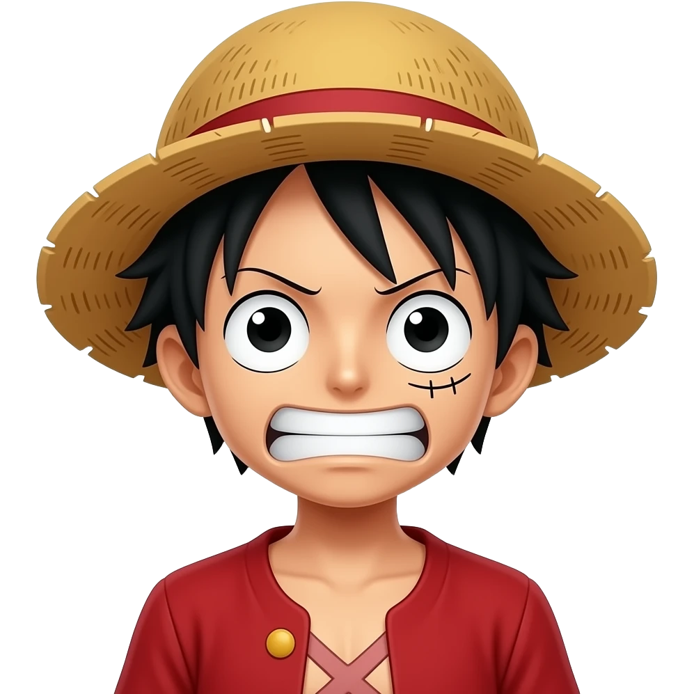 luffy emotions emoji