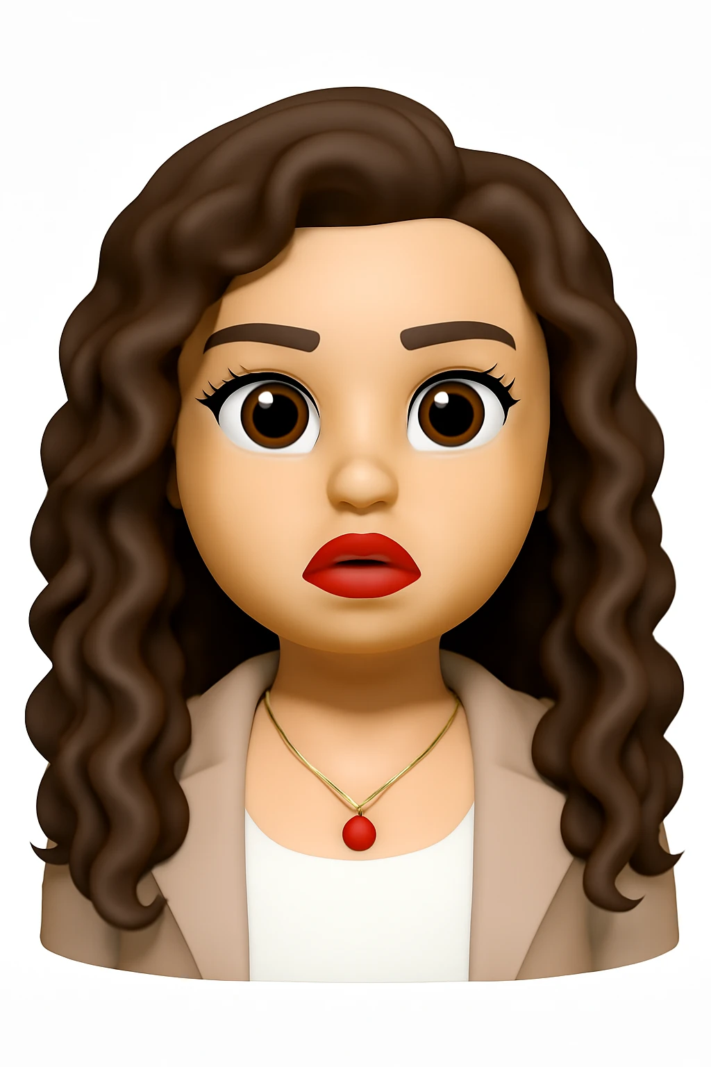 A 3D Apple-style emoji version of the uploaded image, preserving its colors, shapes, textures, and overall design, simplified into emoji form while keeping key details recognizable. Smooth glossy finish, soft shadows, high-quality render, minimal background emoji