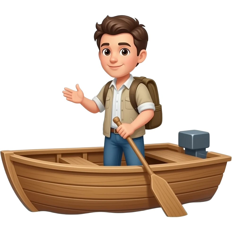traveling in Boat emoji