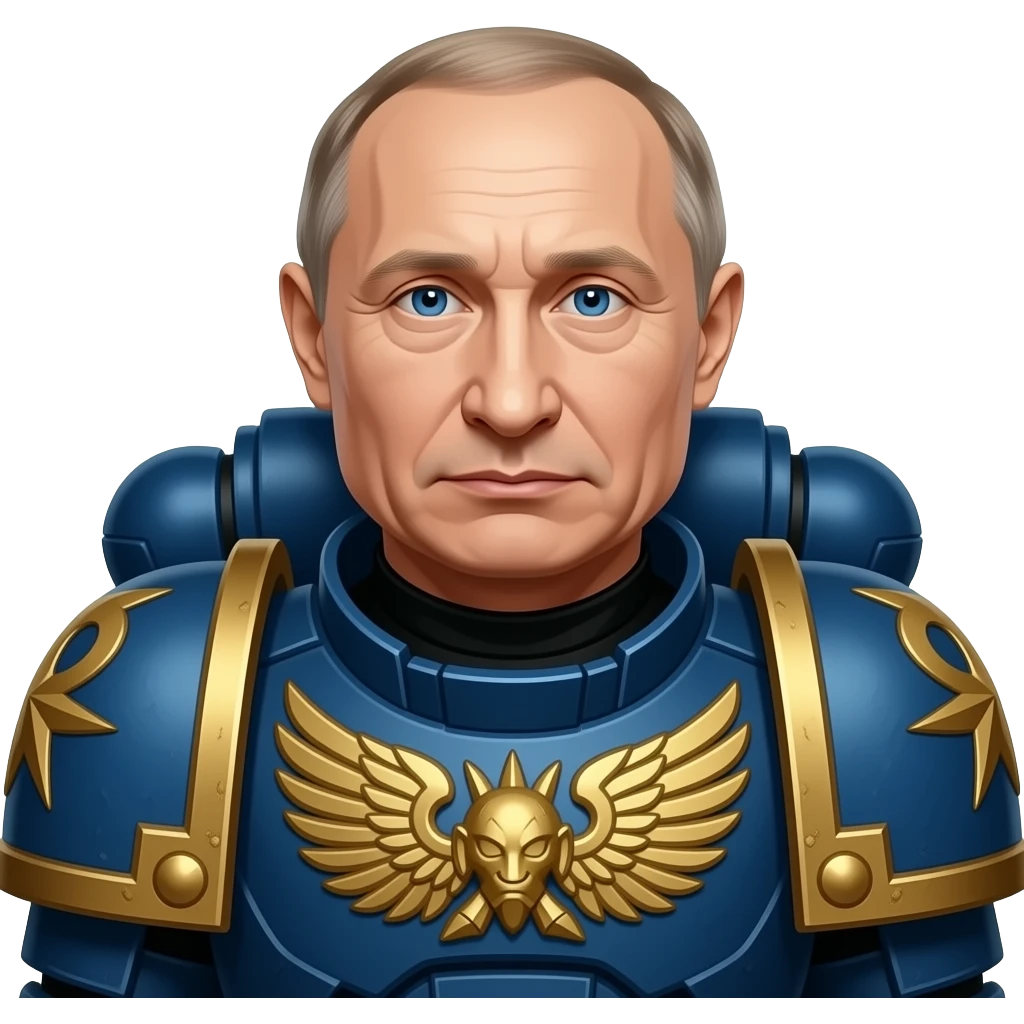 Vladimir putin in warhammer suit emoji
