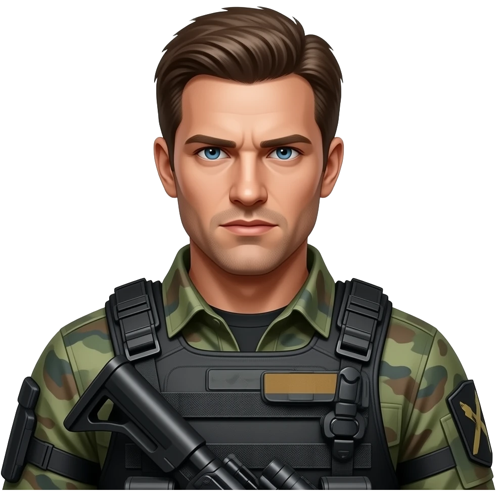 GENERATE EMOJI FOR THE CHARACTER LEON KENNEDY IN RESIDENT EVIL 9 REQUIEM emoji