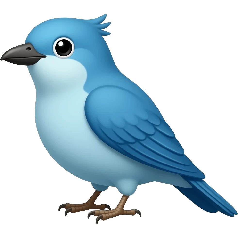 Rio blue bird emoji