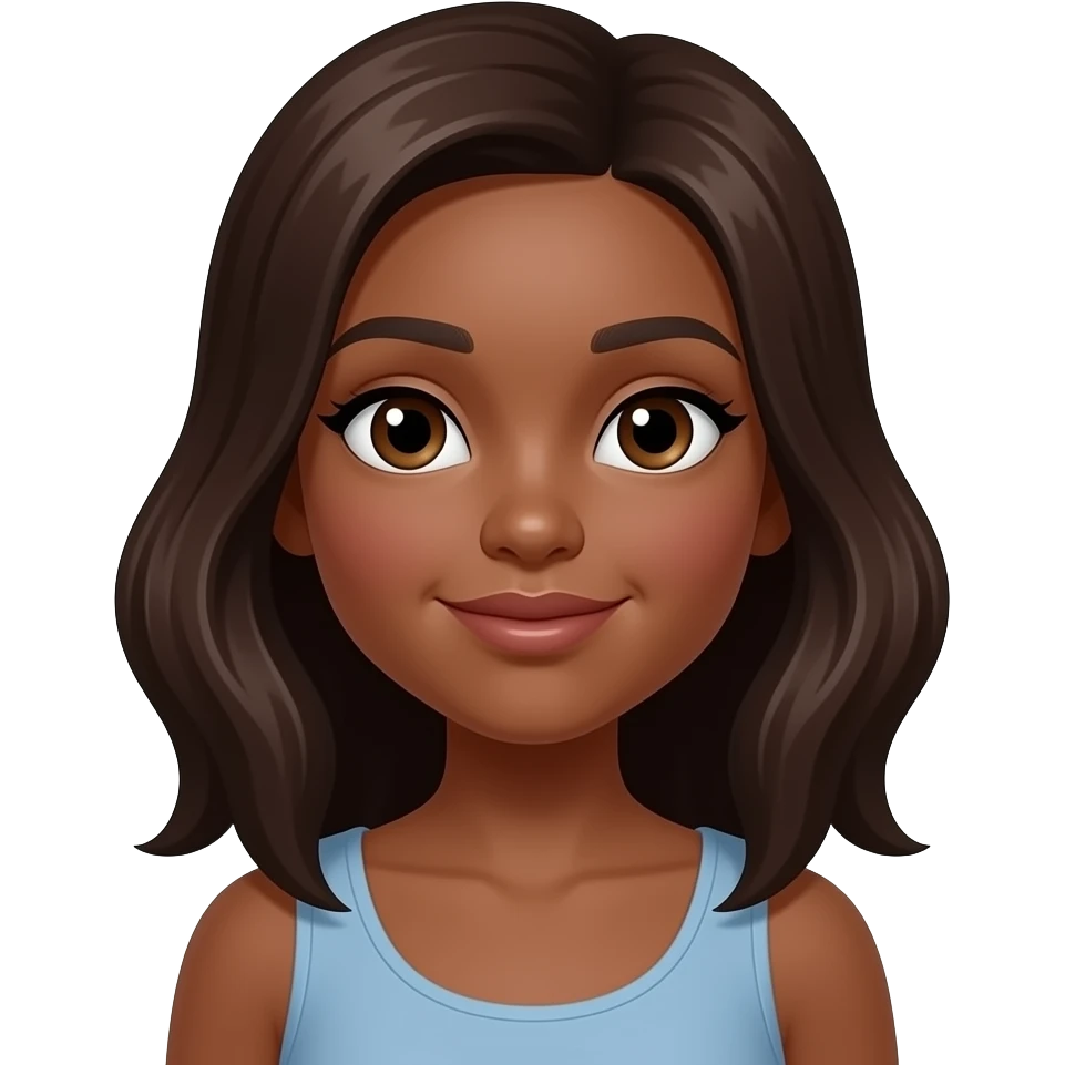 peo hazla de frente y esta demasiado blanca, la muchacha es trigueña emoji