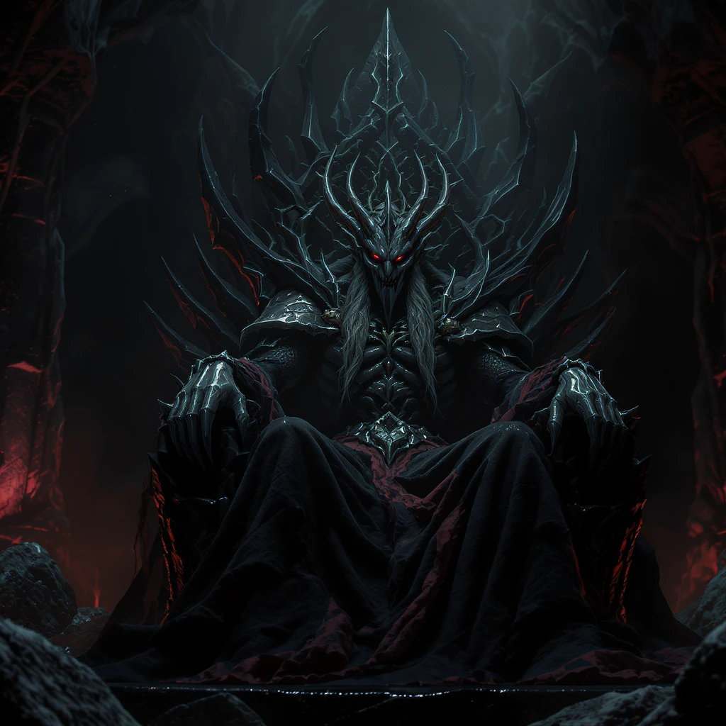 The sinister king emoji, not cartoon like emoji