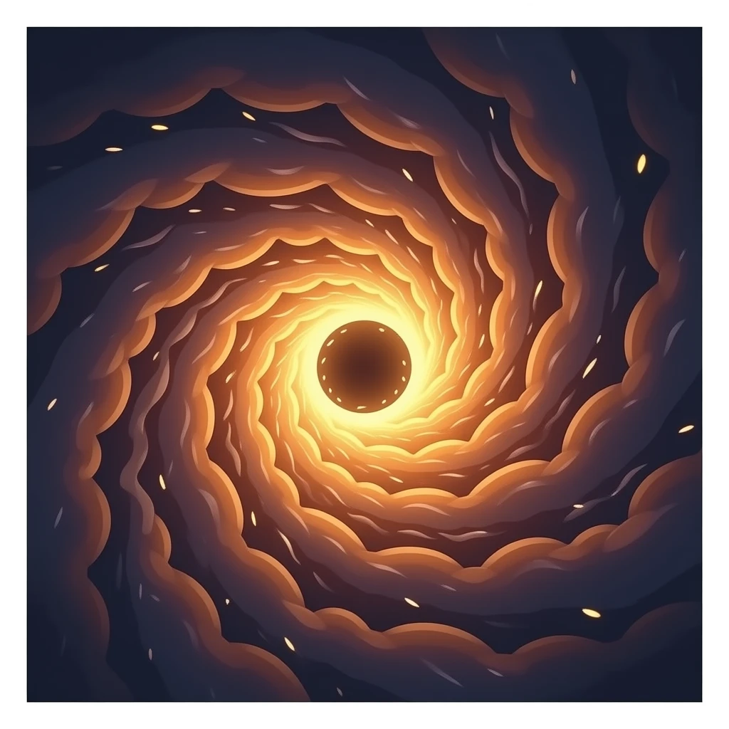 swirling magical vortex of of sparks and smoke emoji