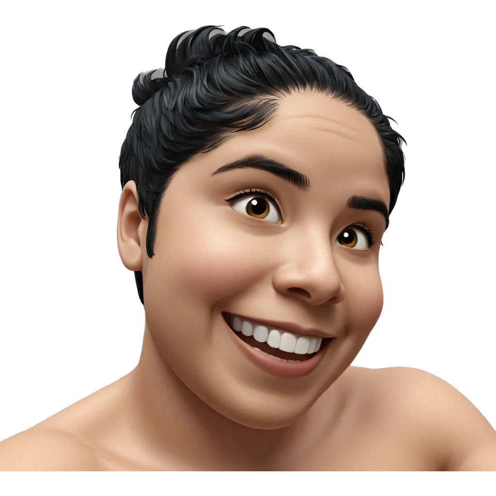 smiling boy with black hair emoji