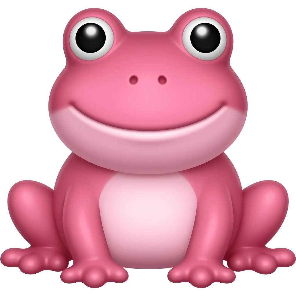pink frog gummybear emoji