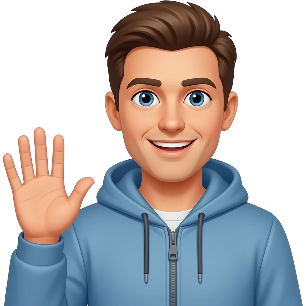 Hello to myself emoji