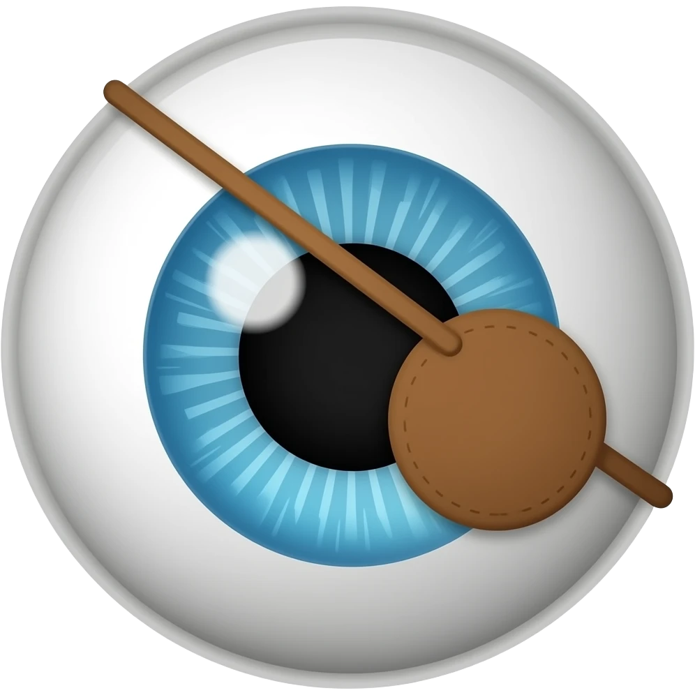 Cute eye patch emoji