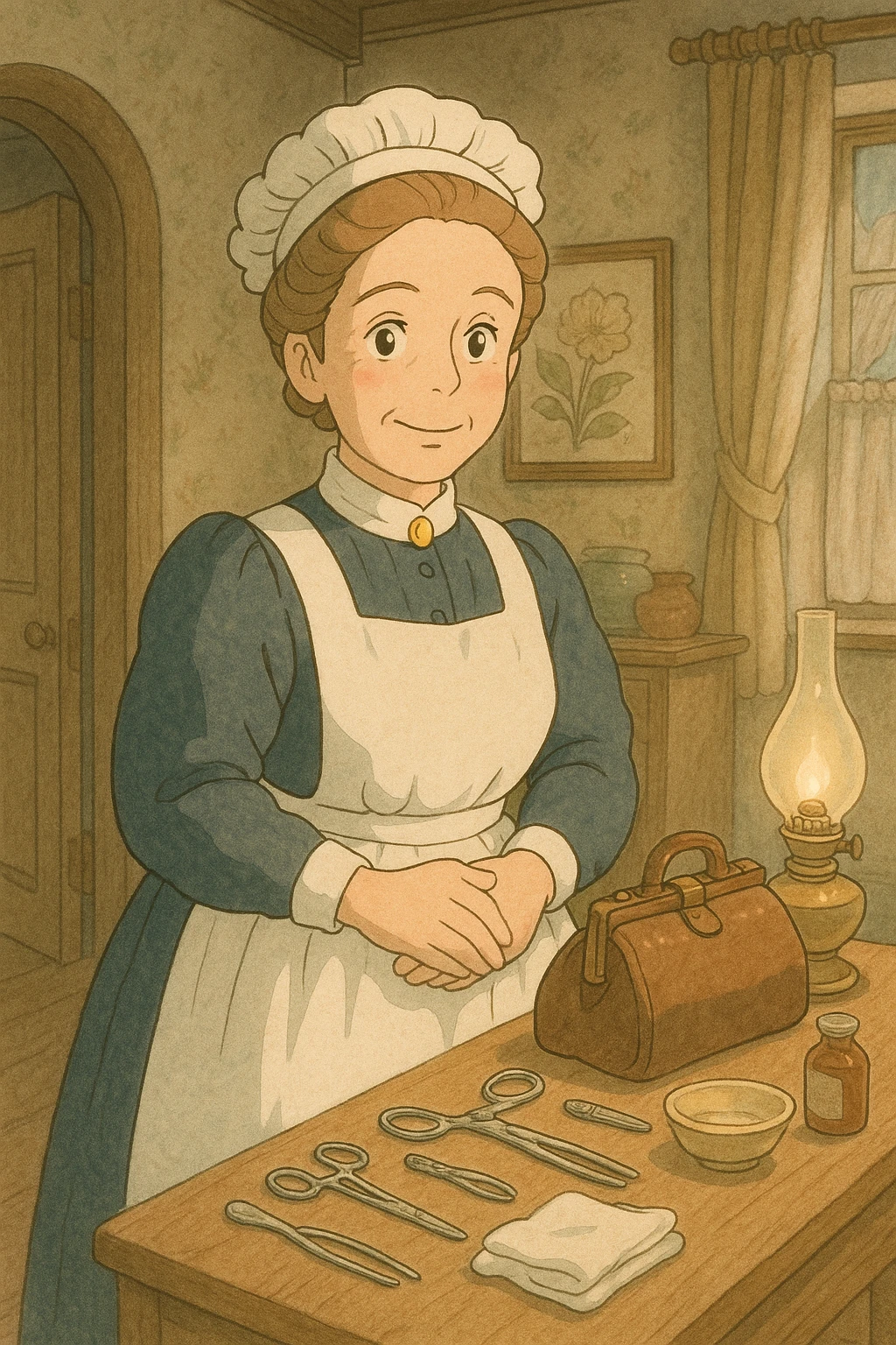 victorian midwife emoji