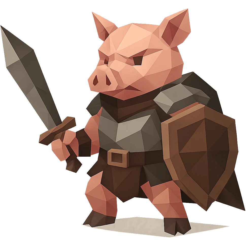 pig warrior emoji