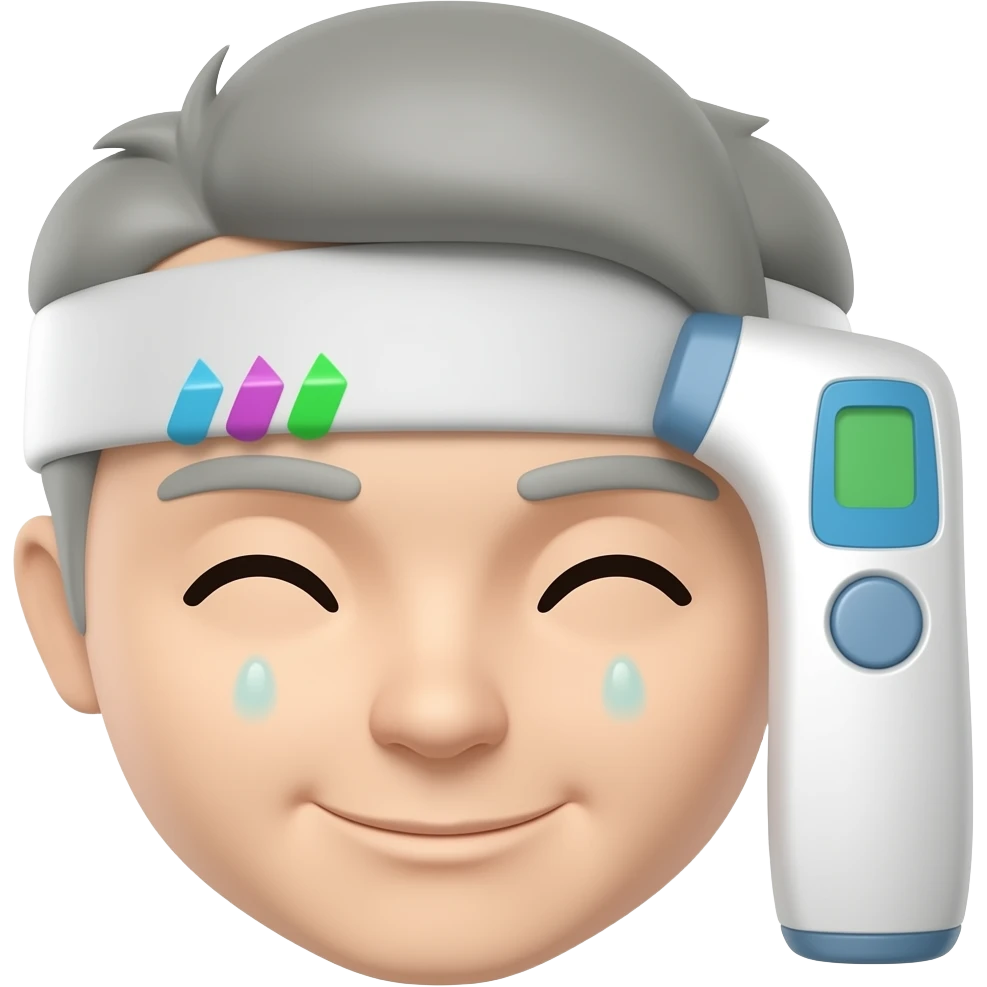 Forehead thermometer emoji