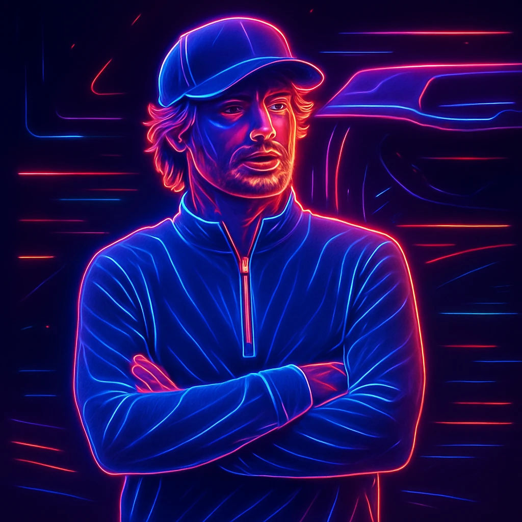 make him in neon emoji