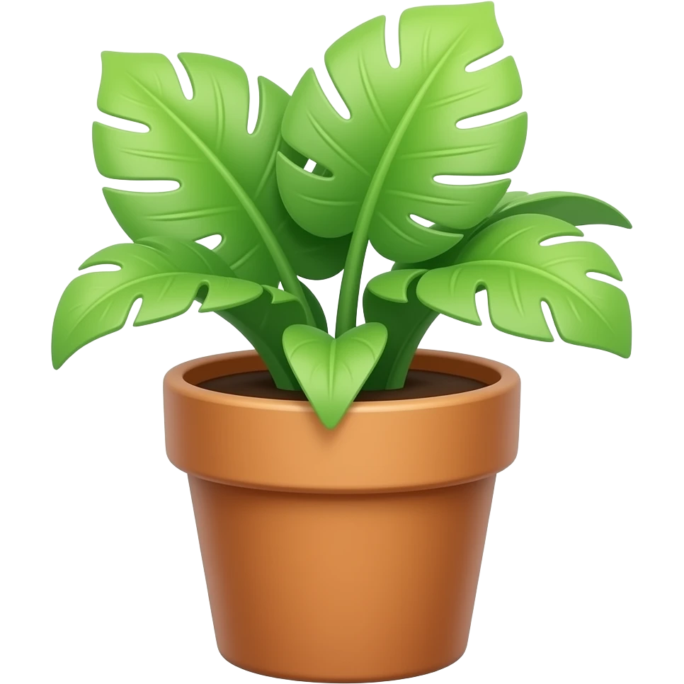 make a potted plant emoji