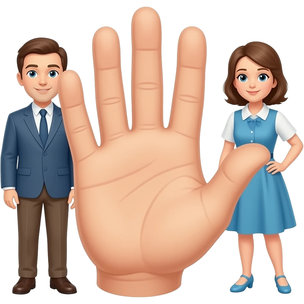 Adams family hand emoji