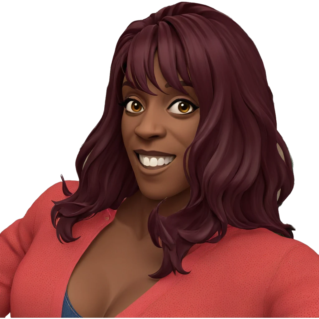 smiling girl with flower rose emoji