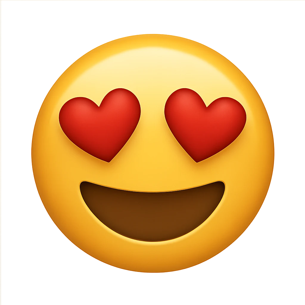 Based on these photos, make an emoji with facial features preserved emoji