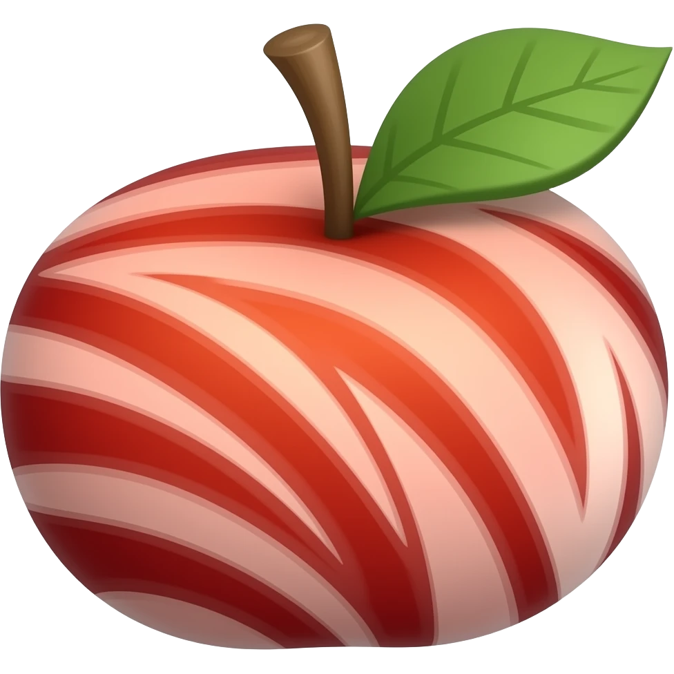 Candy apple emoji