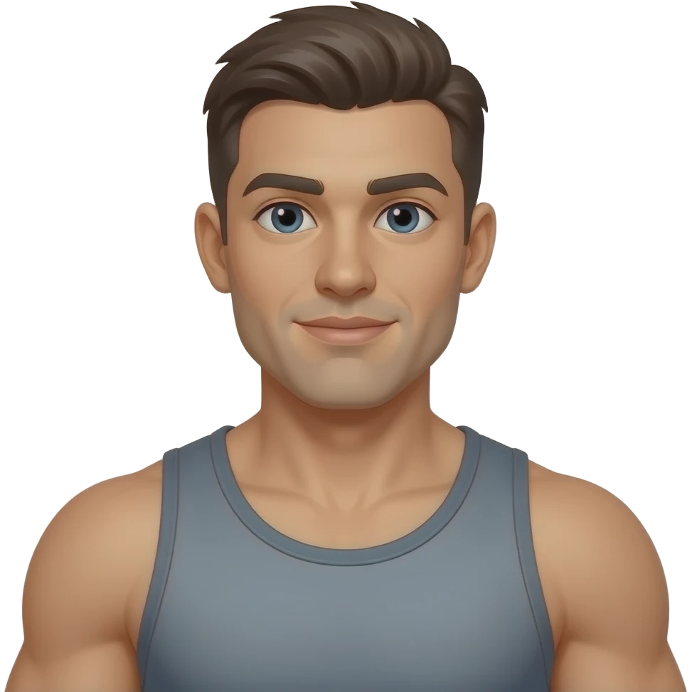 gym men tank top emoji